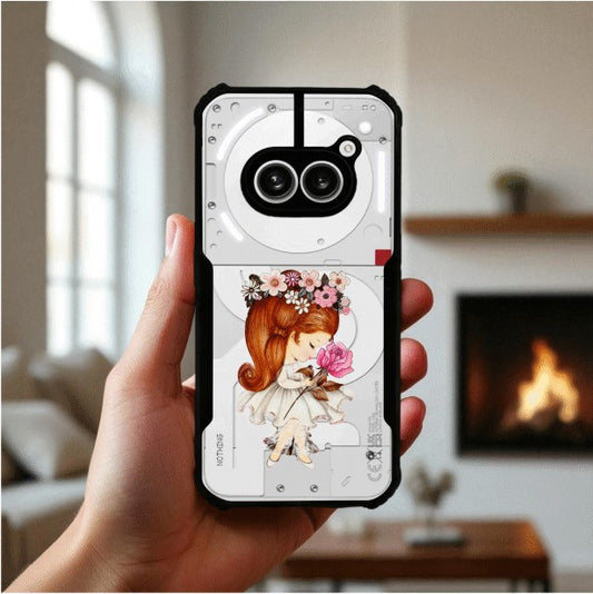 ivogue Flower Girl Mobile Cover For NOTHING Phone 2A