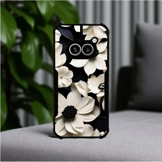 ivogue Black & Bloom Mobile Cover For NOTHING Phone 2A