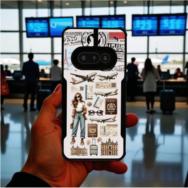 ivogue Travel Girl Vibes Mobile Cover For NOTHING Phone 3A