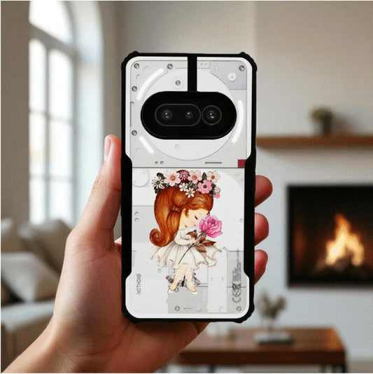 ivogue Flower Girl Mobile Cover For NOTHING Phone 3A