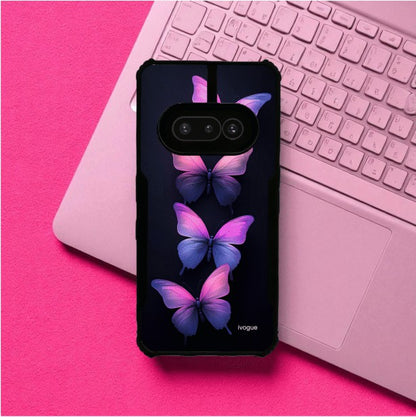 ivogue Galaxy Butterflies Mobile Cover For NOTHING Phone 3A