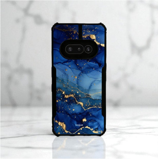 ivogue Blue Opulence Mobile Cover For NOTHING Phone 3A