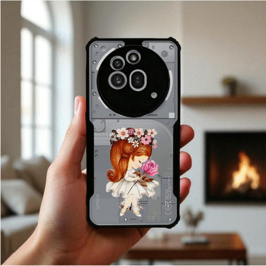 ivogue Flower Girl Mobile Cover For NOTHING Phone 3A Pro