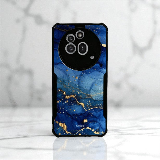 ivogue Blue Opulence Mobile Cover For NOTHING Phone 3A Pro