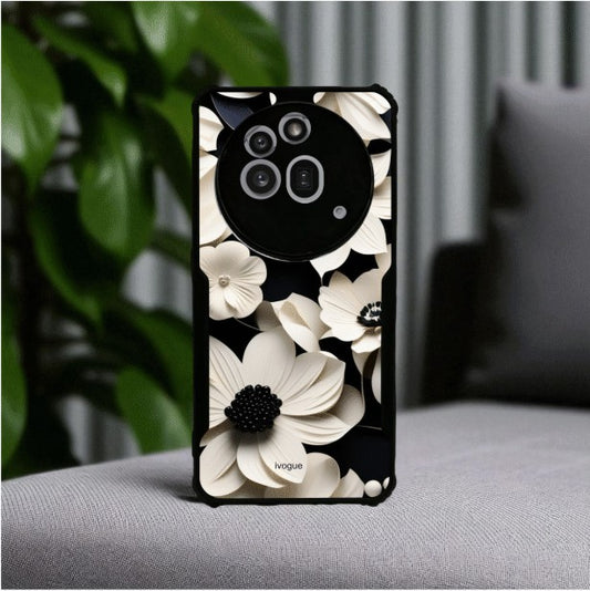 ivogue Black & Bloom Mobile Cover For NOTHING Phone 3A Pro