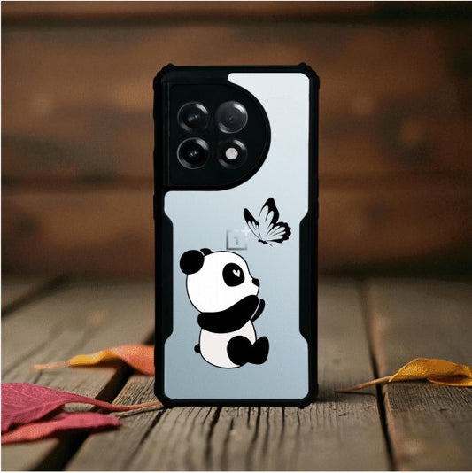 ivogue Panda and Butterfly Mobile Cover For OnePlus 11
