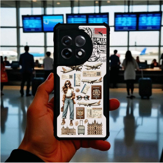 ivogue Travel Girl Vibes Mobile Cover For OnePlus 11