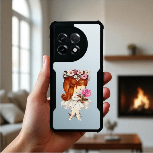 ivogue Flower Girl Mobile Cover For OnePlus 11