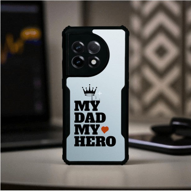 ivogue My Dad My Hero Mobile Cover For OnePlus 11
