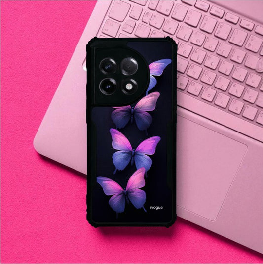 ivogue Galaxy Butterflies Mobile Cover For OnePlus 11R