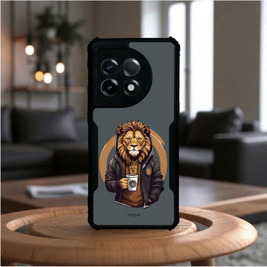 ivogue Stylish Lion Mobile Cover For OnePlus 11R