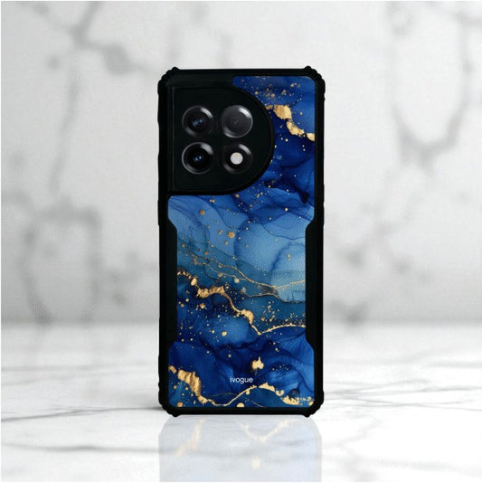 ivogue Blue Opulence Mobile Cover For OnePlus 11