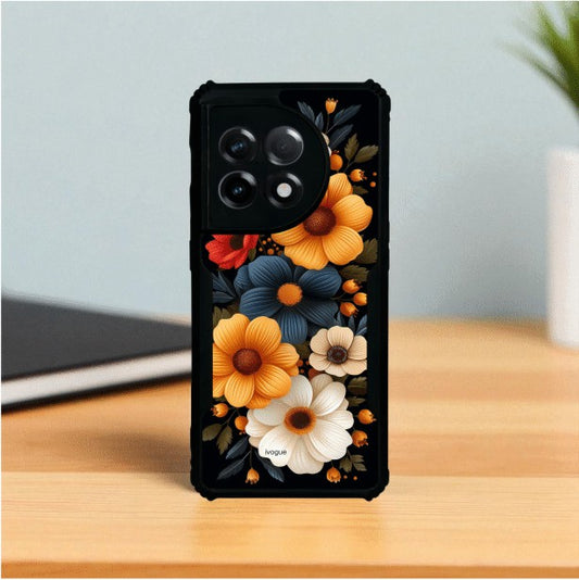 ivogue Retro Petals Mobile Cover For OnePlus 11R