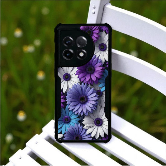 ivogue Violet Bloom Mobile Cover For OnePlus 11