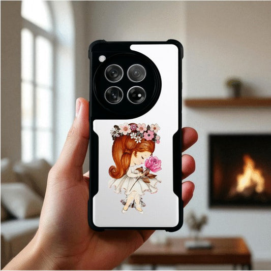 ivogue Flower Girl Mobile Cover For OnePlus 12