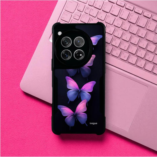ivogue Galaxy Butterflies Mobile Cover For OnePlus 12R