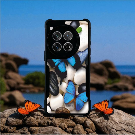 ivogue Blue Wings Beauty Mobile Cover For OnePlus 12