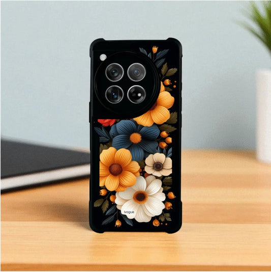 ivogue Retro Petals Mobile Cover For OnePlus 12R