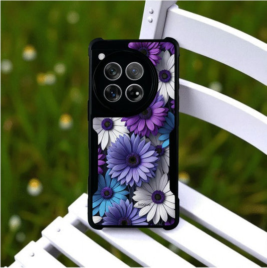ivogue Violet Bloom Mobile Cover For OnePlus 12R