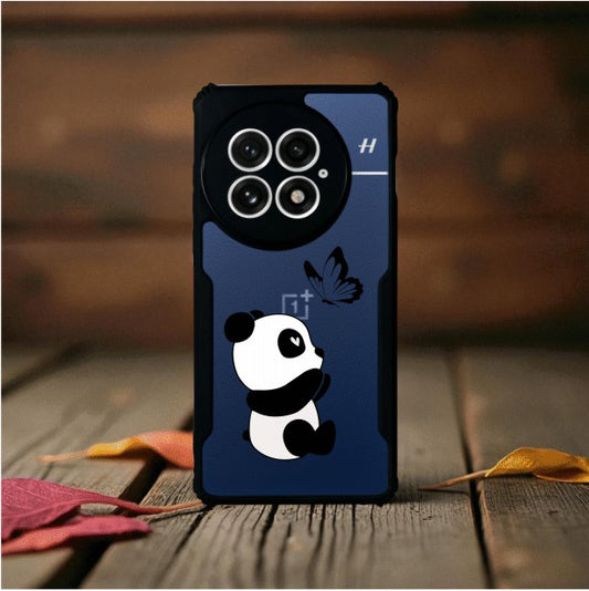 ivogue Panda and Butterfly Mobile Cover For OnePlus 13R