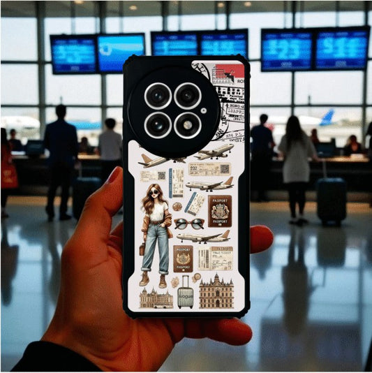 ivogue Travel Girl Vibes Mobile Cover For OnePlus 13R