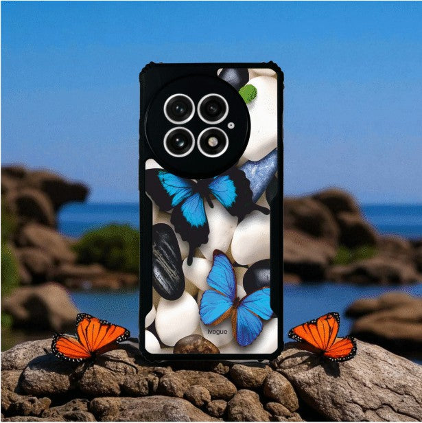 ivogue Blue Wings Beauty Mobile Cover For OnePlus 13R