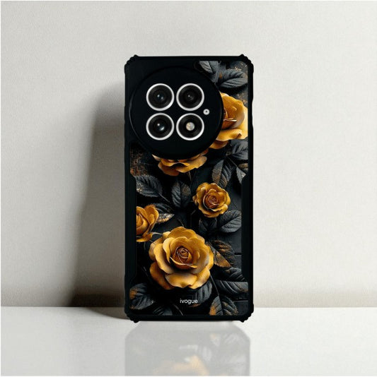 ivogue Golden Rose Mobile Cover For OnePlus 13R