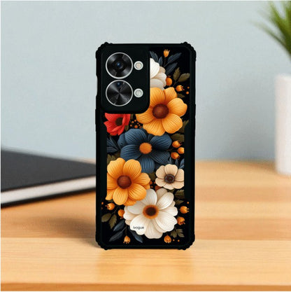 ivogue Retro Petals Mobile Cover For OnePlus Nord 2T