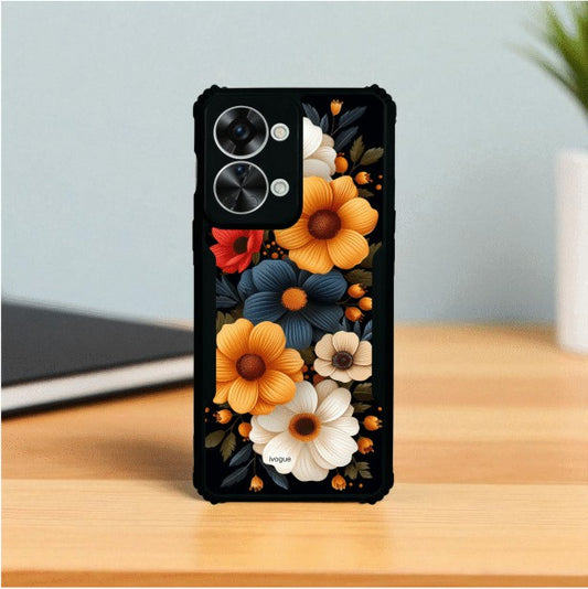 ivogue Retro Petals Mobile Cover For OnePlus Nord 2T