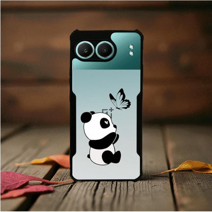 ivogue Panda and Butterfly Mobile Cover For OnePlus Nord 4