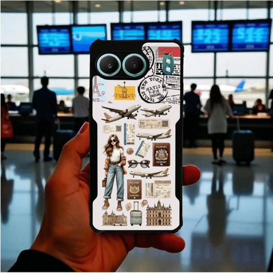 ivogue Travel Girl Vibes Mobile Cover For OnePlus Nord 4