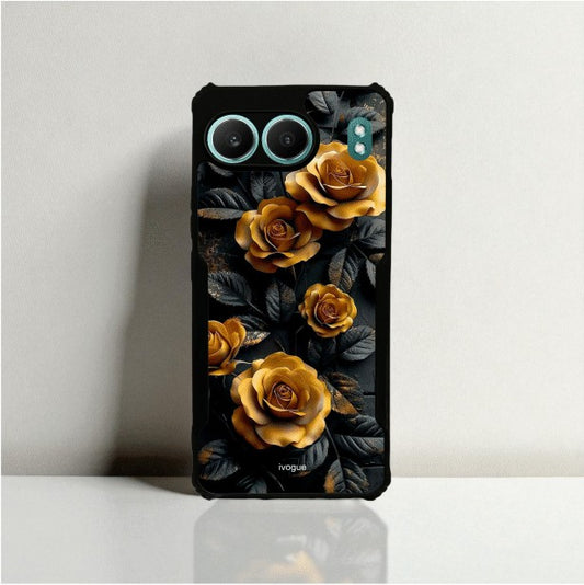 ivogue Golden Rose Mobile Cover For OnePlus Nord 4