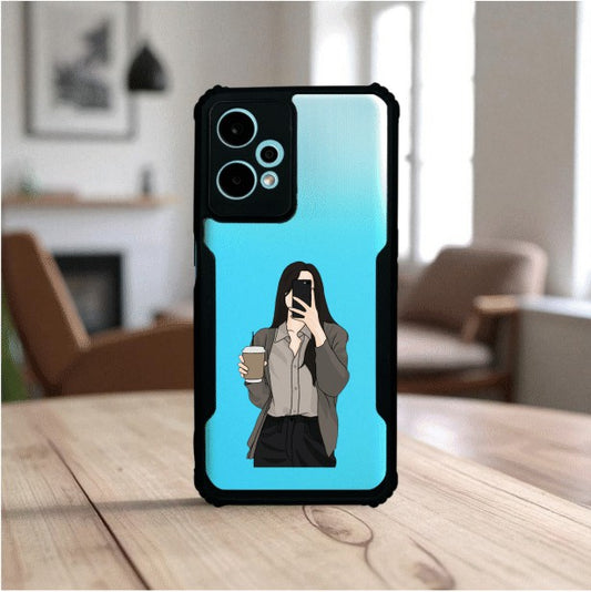 ivogue Coffee Girl Mobile Cover For OnePlus Nord CE2 Lite