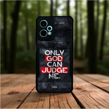 ivogue Only God Can Judge Me Mobile Cover For OnePlus Nord CE2 Lite
