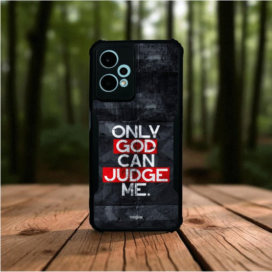 ivogue Only God Can Judge Me Mobile Cover For OnePlus Nord CE2 Lite