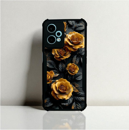 ivogue Golden Rose Mobile Cover For OnePlus Nord CE2 Lite