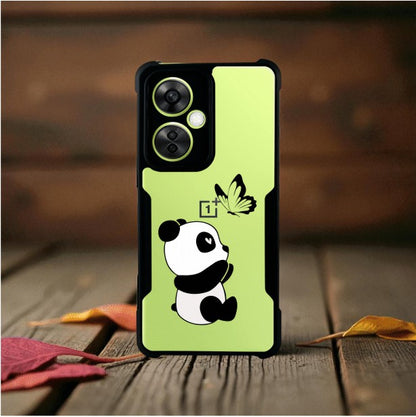 ivogue Panda and Butterfly Mobile Cover For OnePlus Nord CE3 Lite