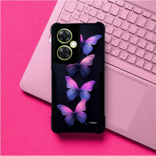 ivogue Galaxy Butterflies Mobile Cover For OnePlus Nord CE3 Lite