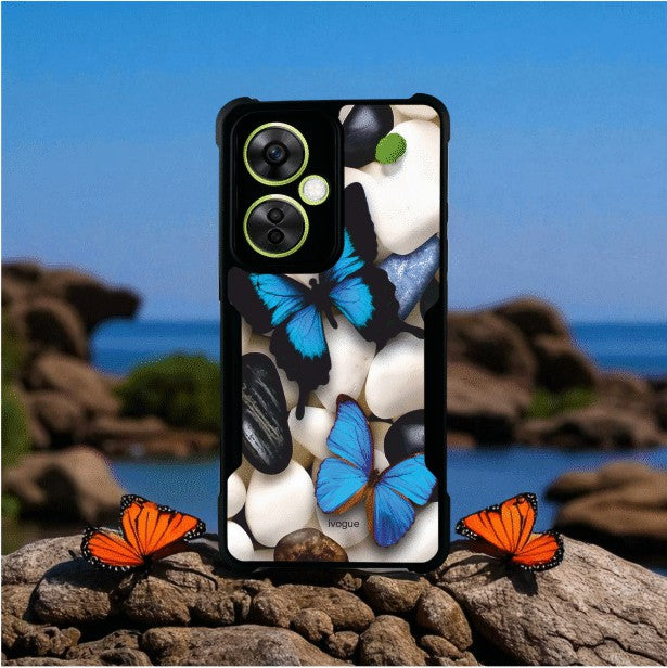 ivogue Blue Wings Beauty Mobile Cover For OnePlus Nord CE3 Lite