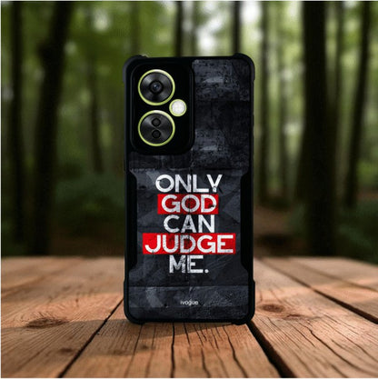 ivogue Only God Can Judge Me Mobile Cover For OnePlus Nord CE3 Lite