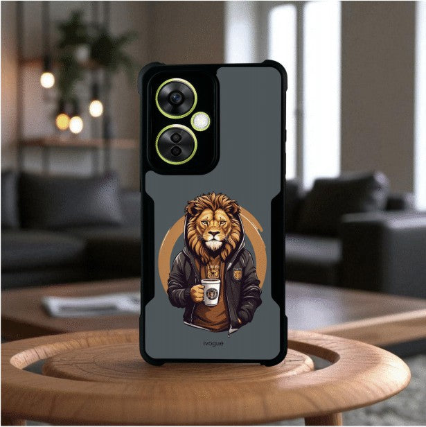 ivogue Stylish Lion Mobile Cover For OnePlus Nord CE3 Lite