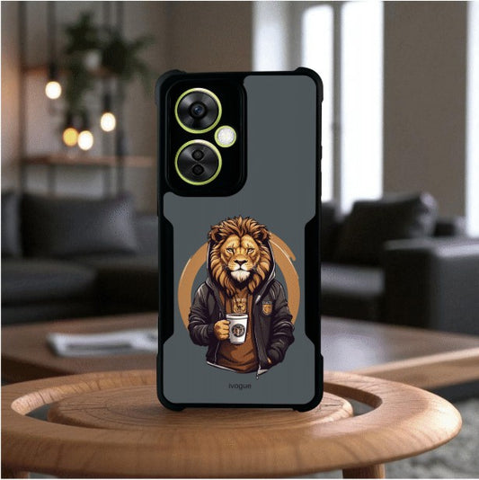 ivogue Stylish Lion Mobile Cover For OnePlus Nord CE3 Lite