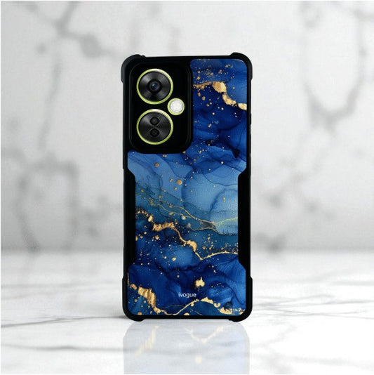 ivogue Blue Opulence Mobile Cover For OnePlus Nord CE3 Lite