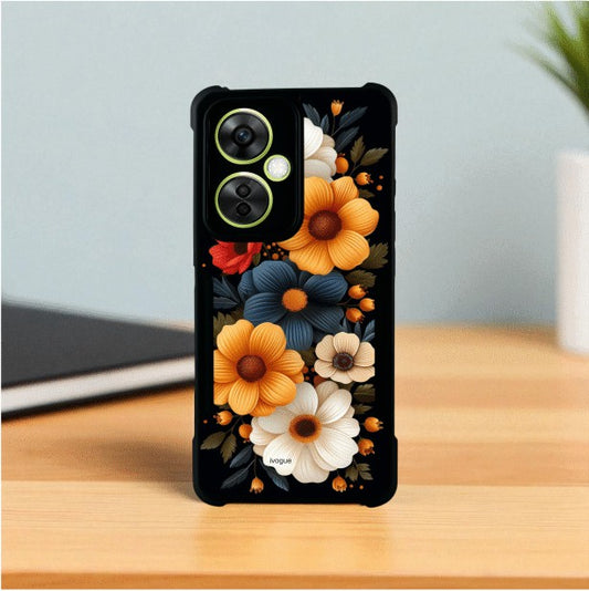 ivogue Retro Petals Mobile Cover For OnePlus Nord CE3 Lite