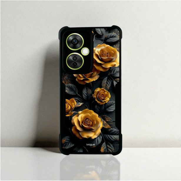 ivogue Golden Rose Mobile Cover For OnePlus Nord CE3 Lite
