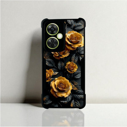 ivogue Golden Rose Mobile Cover For OnePlus Nord CE3 Lite