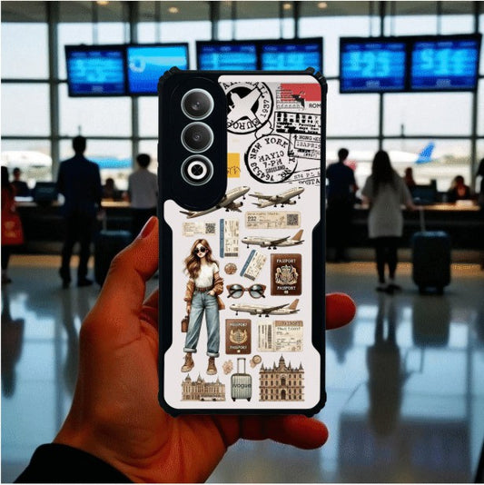 ivogue Travel Girl Vibes Mobile Cover For OnePlus Nord CE4