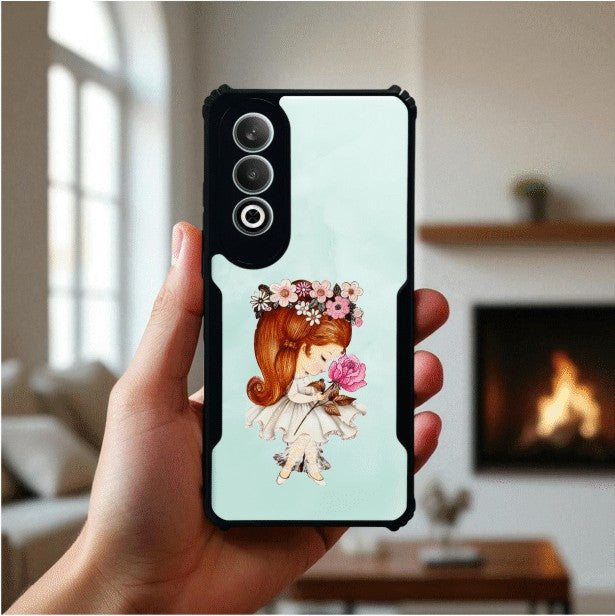 ivogue Flower Girl Mobile Cover For OnePlus Nord CE4
