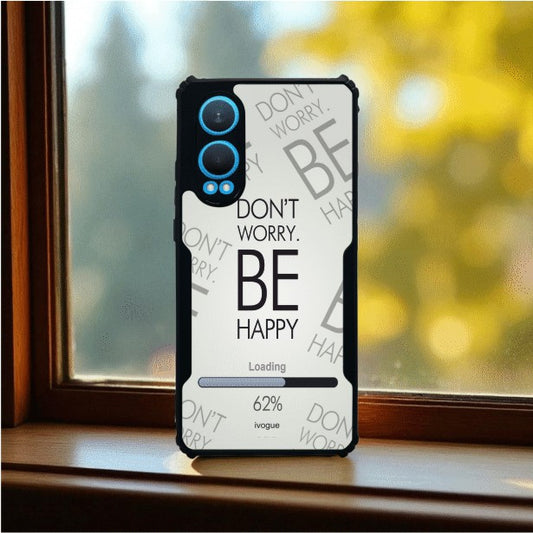ivogue Be Happy Mobile Cover For OnePlus Nord CE4 Lite