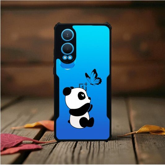 ivogue Panda and Butterfly Mobile Cover For OnePlus Nord CE4 Lite